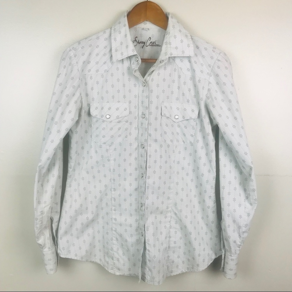 SHERRY CERVI By Resistol Western Pearl Snap Shirt
